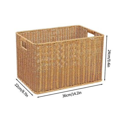 Panier de rangement en osier | Artisanat & Praticité