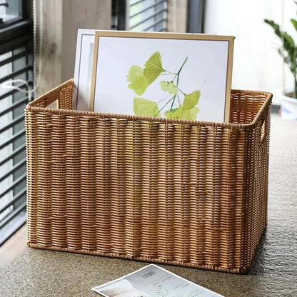 Panier de rangement en osier | Artisanat & Praticité