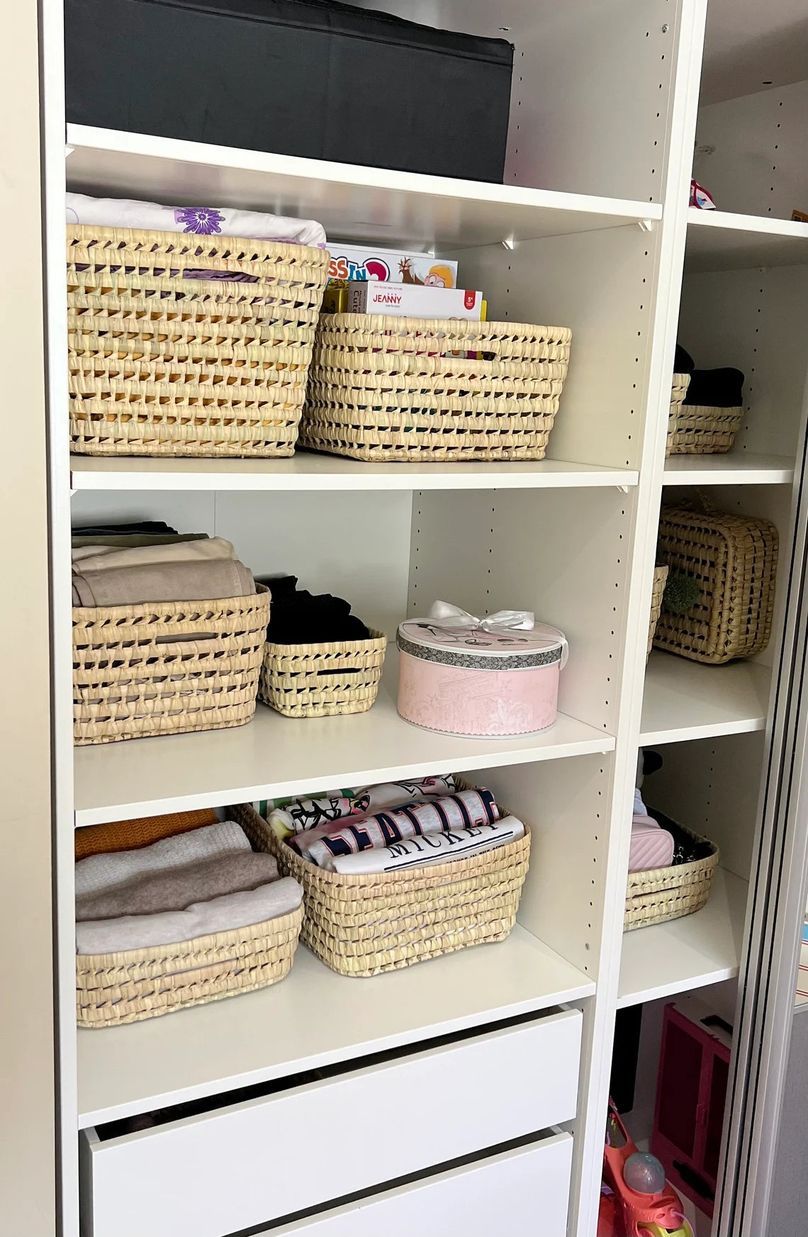 Panier de rangement en osier rectangle | Eden