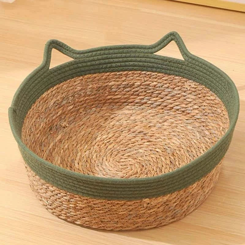 Panier en Osier pour Chat | Collection Prestige