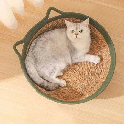 Panier en Osier pour Chat | Collection Prestige