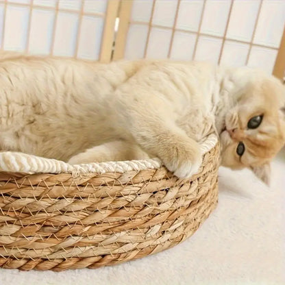 Panier pour Chat en Osier Fait Main | ARIAN