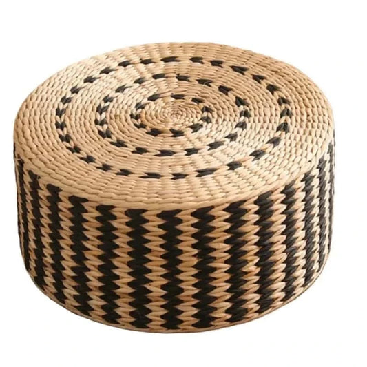 Pouf Japonais en Osier | CLÉA