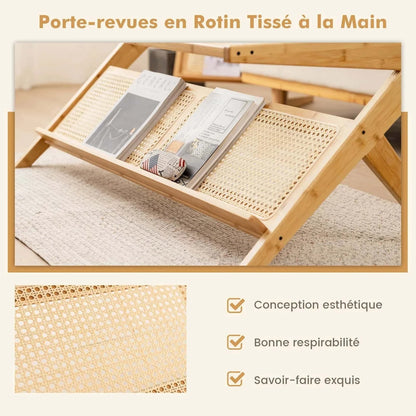 Table Basse en Osier | JUSTEA