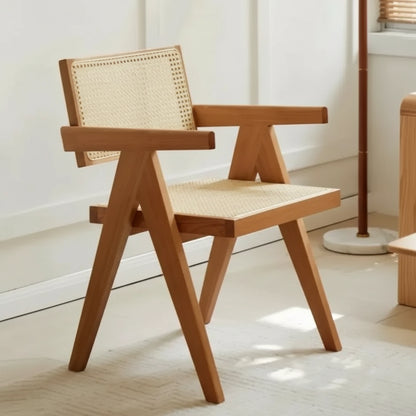 Fauteuil en Bois & Osier | Collection Héritage