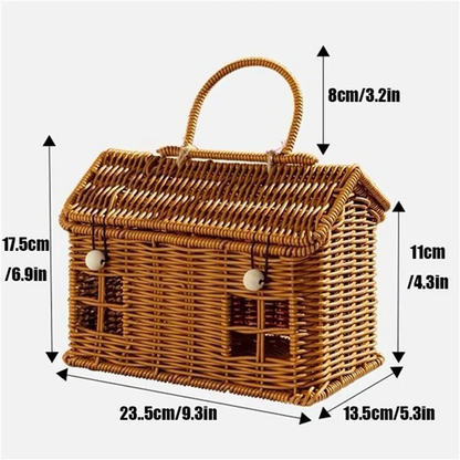 Malle de rangement en forme de maison | MALINA
