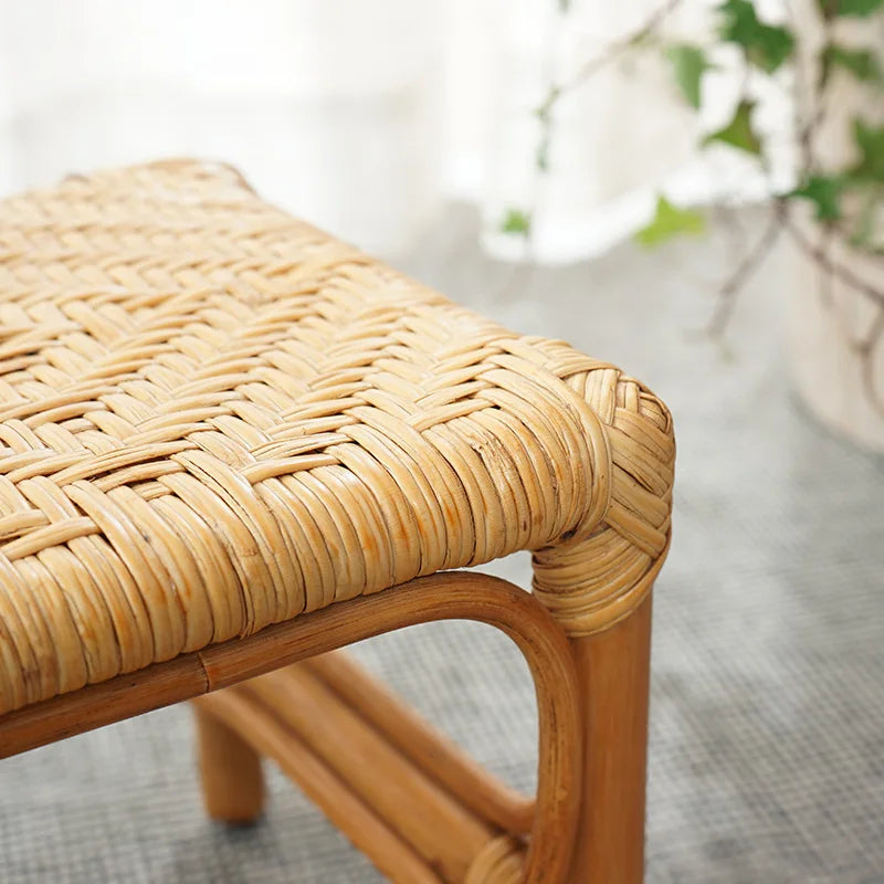 Tabouret en Osier Artisan | BILAMO