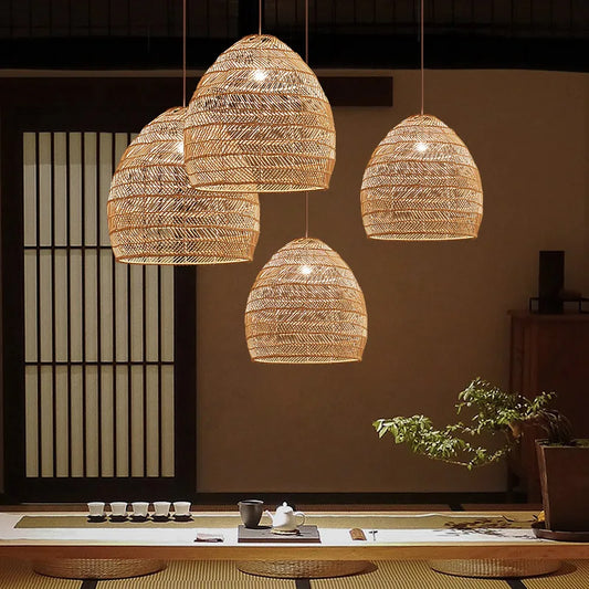 Suspension en Osier Naturel | Style Chinois – KIO