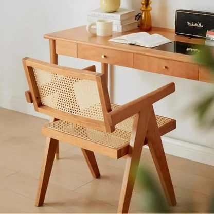 Fauteuil en Bois & Osier | Collection Héritage