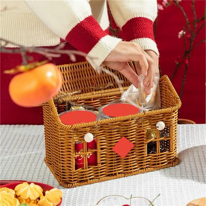 Malle de rangement en forme de maison | MALINA