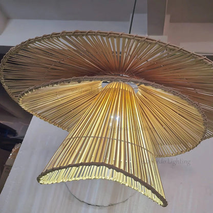 Suspension en osier design pour salon | DJA