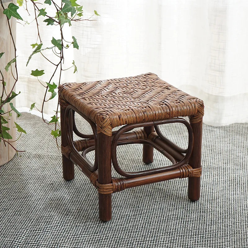 Tabouret en Osier Artisan | BILAMO