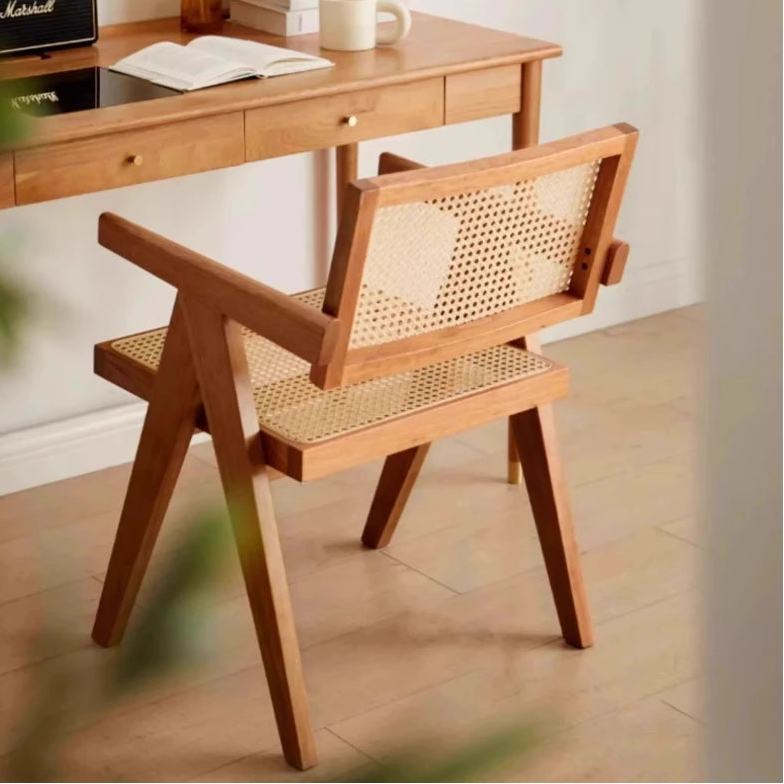 Fauteuil en Bois & Osier | Collection Héritage