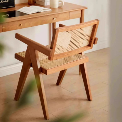 Fauteuil en Bois & Osier | Collection Héritage