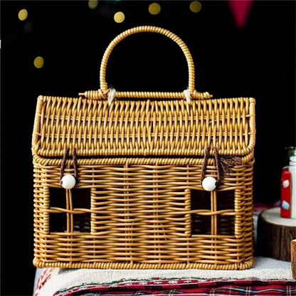 Malle de rangement en forme de maison | MALINA