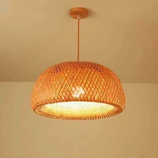 Suspension Demi-Lune en osier | LUNA