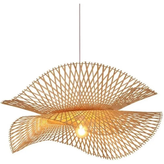 Suspension en Osier Double Couche | DOUBLO