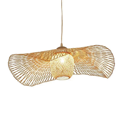 Suspension en Osier Tressé | LUMINA