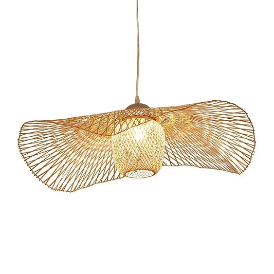 Suspension en Osier Tressé | LUMINA