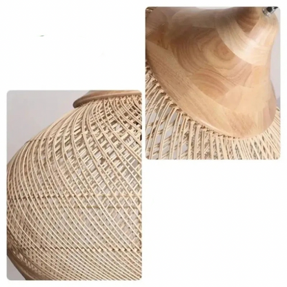 Suspension en Osier Vintage Bohème | POMO