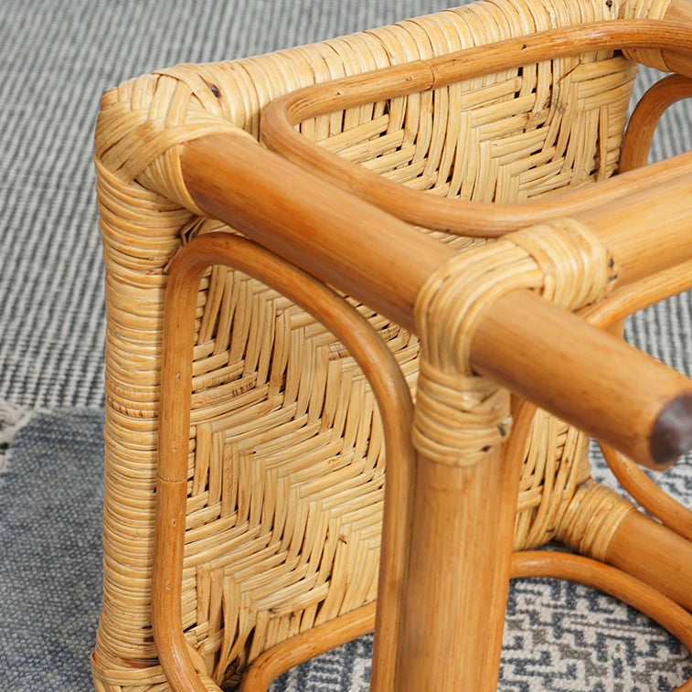 Tabouret en Osier Artisan | BILAMO