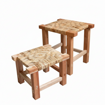 Tabouret en Osier | Collection Héritage & Modernité