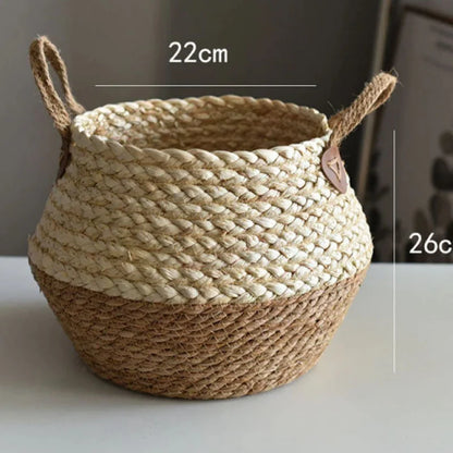 Cache-Pot en Osier Pot de Fleur | MAONA