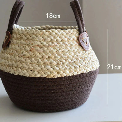 Cache-Pot en Osier Pot de Fleur | MAONA