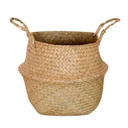 Cache Pot En Osier Pour Plante | NOYA