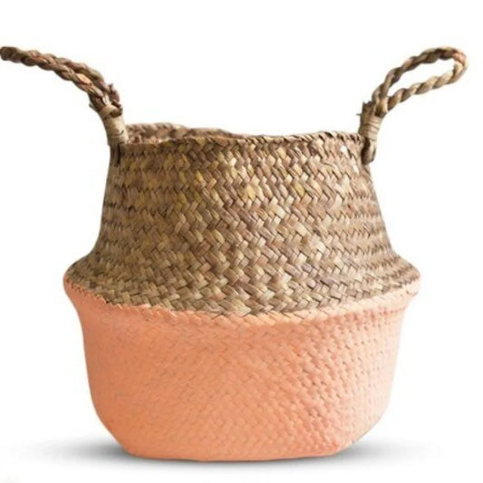 Cache Pot Osier Coloré | ALYAH