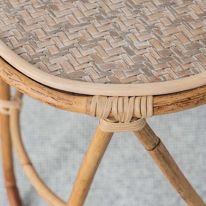 Table Basse en Osier Tressé | Les Essentiels d'Osier