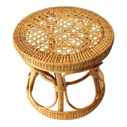 Table Basse Ovale Osier | Esprit Artisan